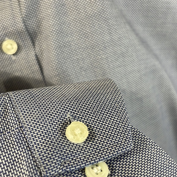 Ted Baker Endurance Long Sleeve Button-Up Shirt Contrasting Flip Cuff and Trim - Picture 7 of 13